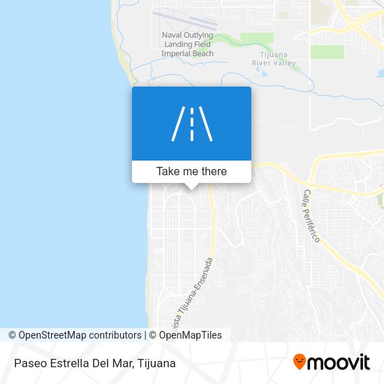 Mapa de Paseo Estrella Del Mar