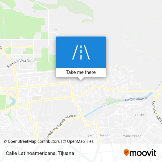 Calle Latinoamericana map