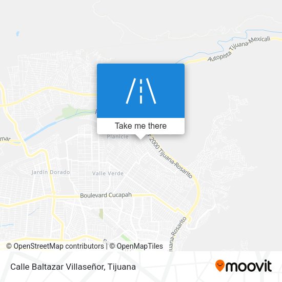 Calle Baltazar Villaseñor map