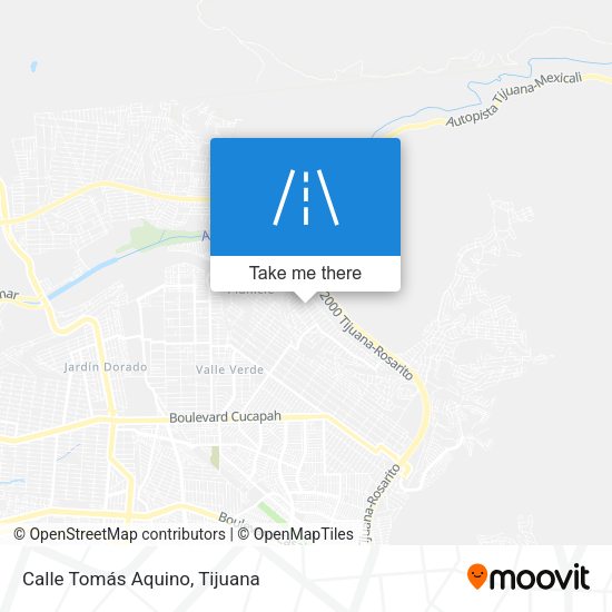 Calle Tomás Aquino map