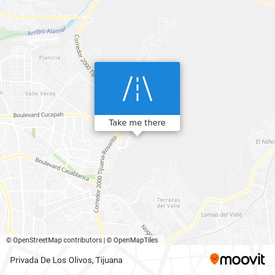 Privada De Los Olivos map