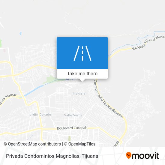 Privada Condominios Magnolias map