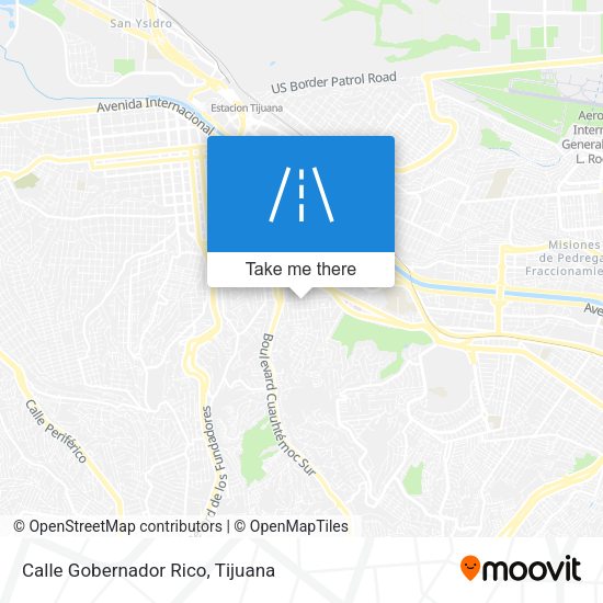 Calle Gobernador Rico map