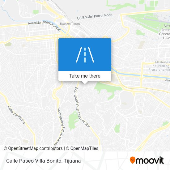 Calle Paseo Villa Bonita map