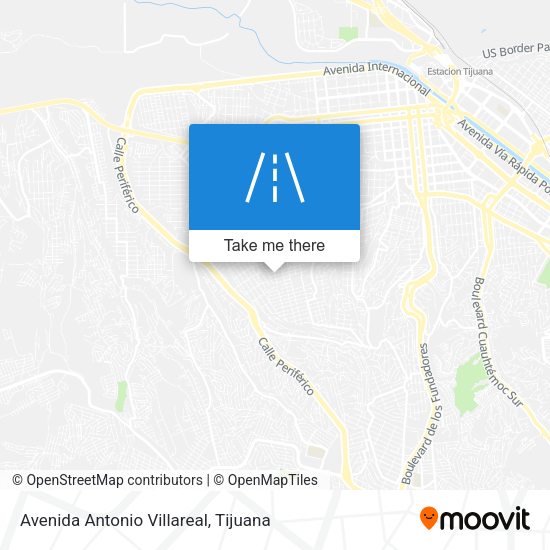 Avenida Antonio Villareal map