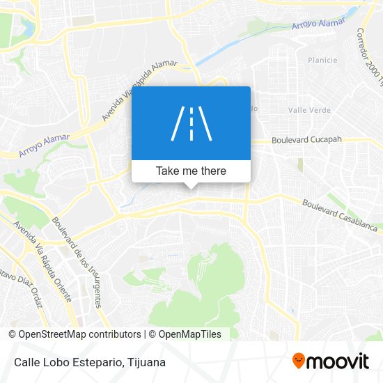 Calle Lobo Estepario map
