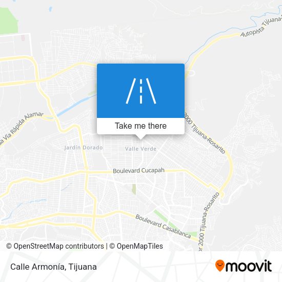 Mapa de Calle Armonía
