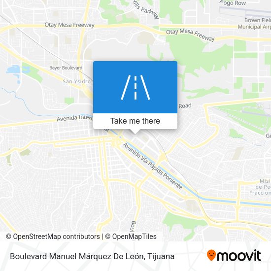 Mapa de Boulevard Manuel Márquez De León