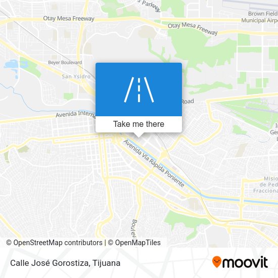 Calle José Gorostiza map