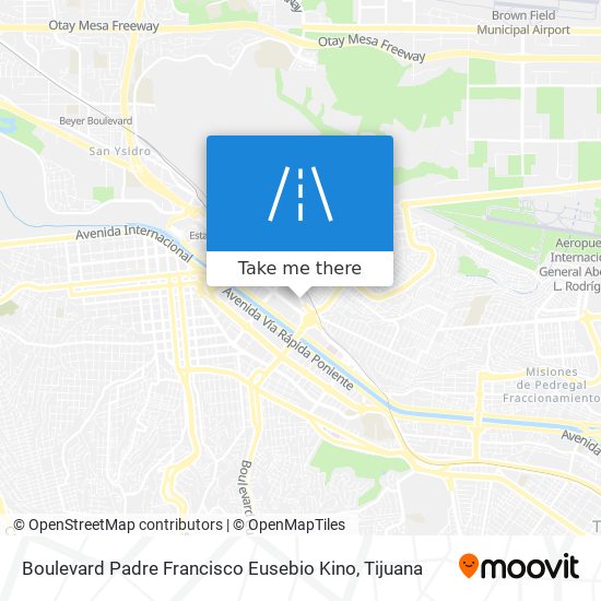 How to get to Boulevard Padre Francisco Eusebio Kino in Tijuana by Bus?