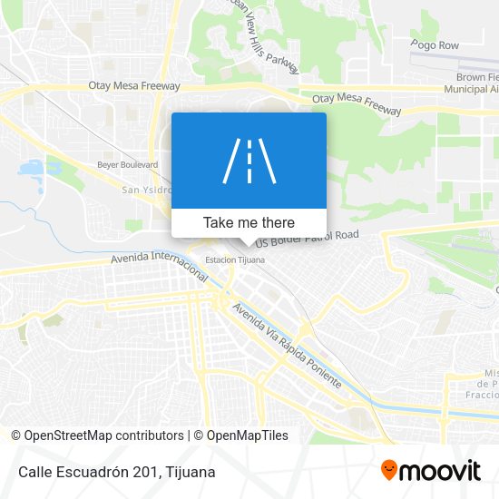Mapa de Calle Escuadrón 201