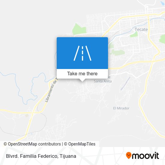 Blvrd. Familia Federico map
