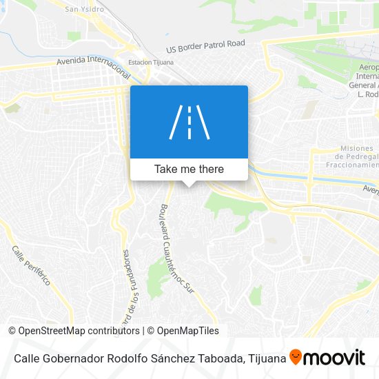 Calle Gobernador Rodolfo Sánchez Taboada map