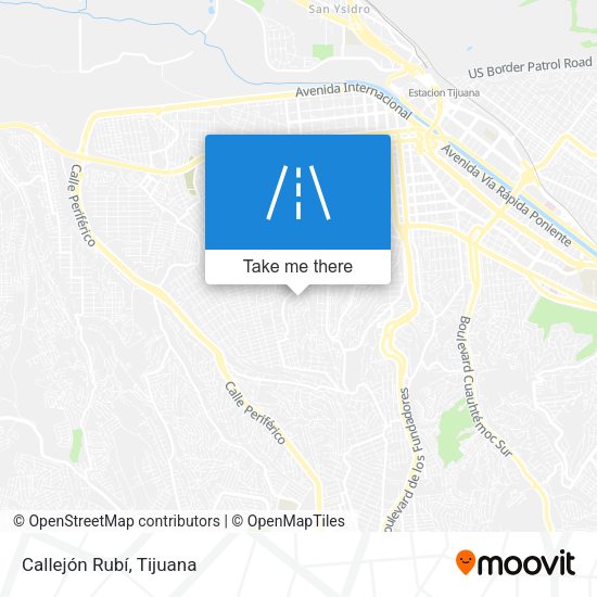 Mapa de Callejón Rubí