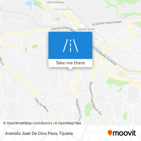 Avenida Juan De Dios Peza map