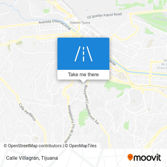 Mapa de Calle Villagrán