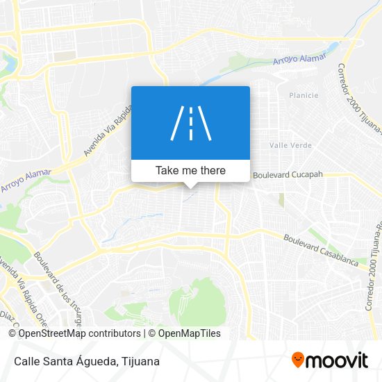 Calle Santa Águeda map