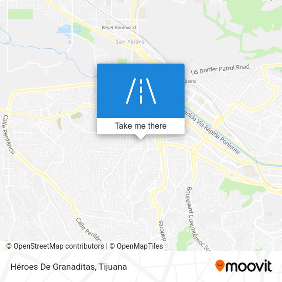 Mapa de Héroes De Granaditas
