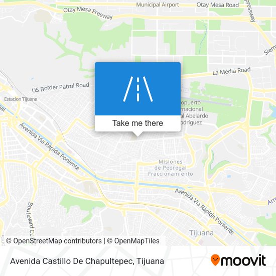 Avenida Castillo De Chapultepec map
