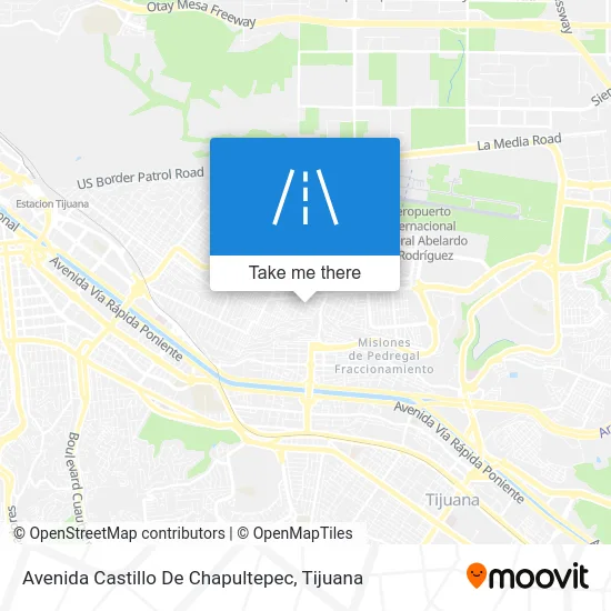 Avenida Castillo De Chapultepec map