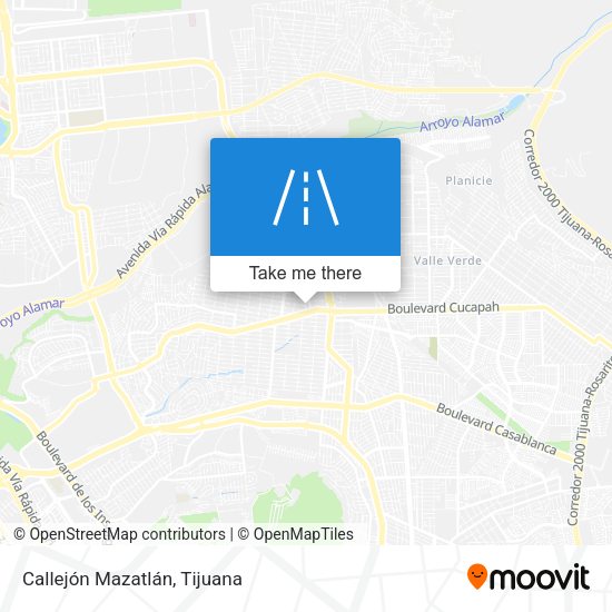 Callejón Mazatlán map