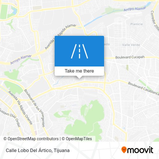Calle Lobo Del Ártico map