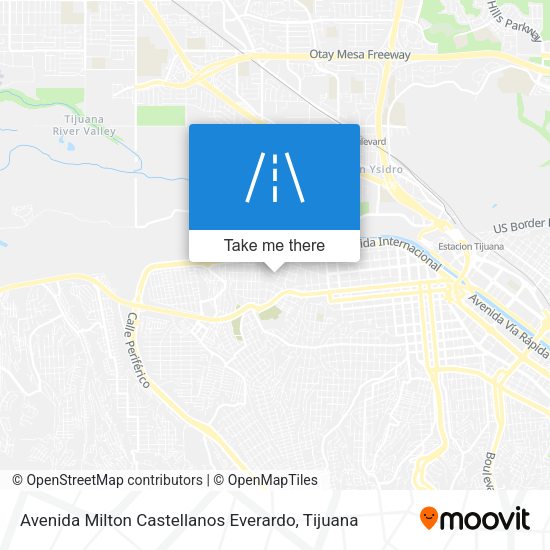 Avenida Milton Castellanos Everardo map