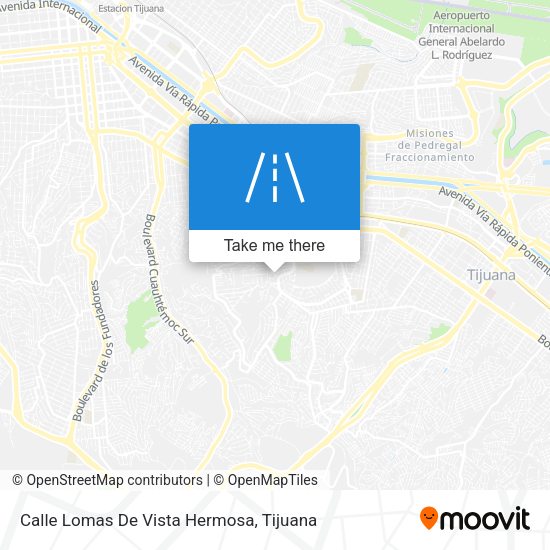 Calle Lomas De Vista Hermosa map