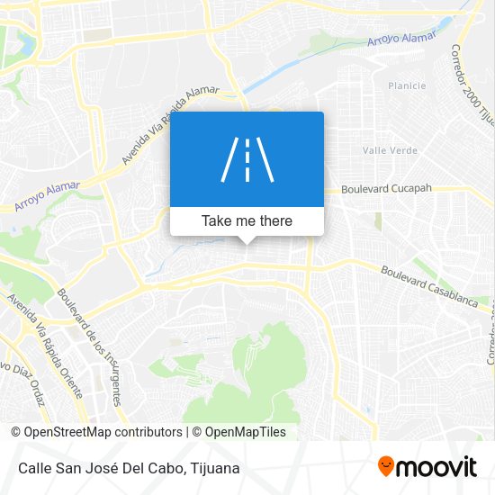 Mapa de Calle San José Del Cabo