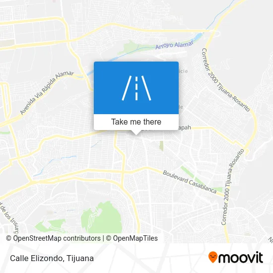 Calle Elizondo map