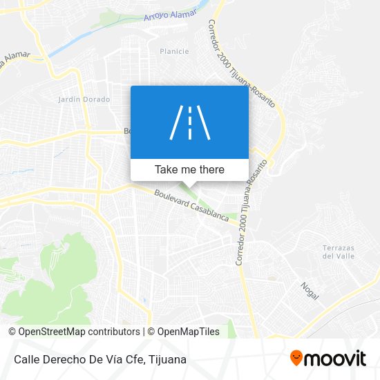 Calle Derecho De Vía Cfe map
