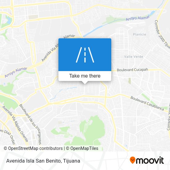 Avenida Isla San Benito map