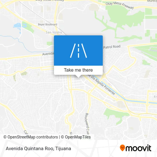 Avenida Quintana Roo map
