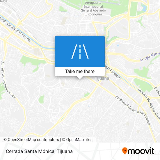 Mapa de Cerrada Santa Mónica