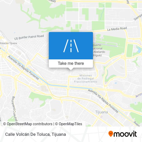 Calle Volcán De Toluca map