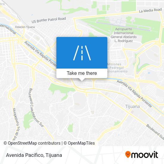 Avenida Pacífico map