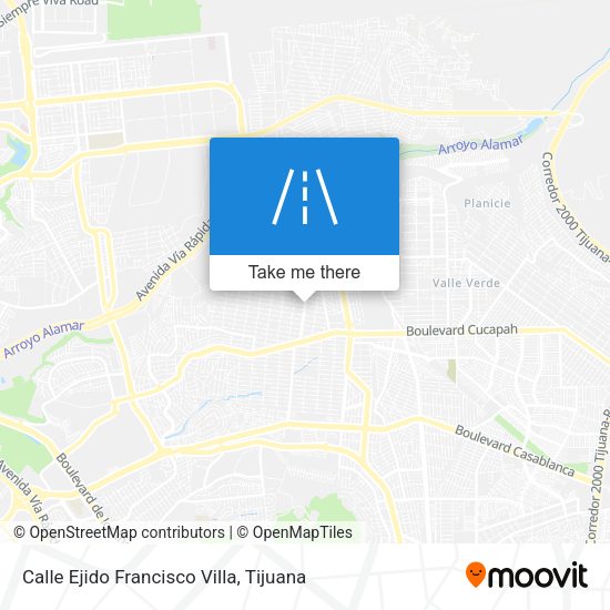 Calle Ejido Francisco Villa map