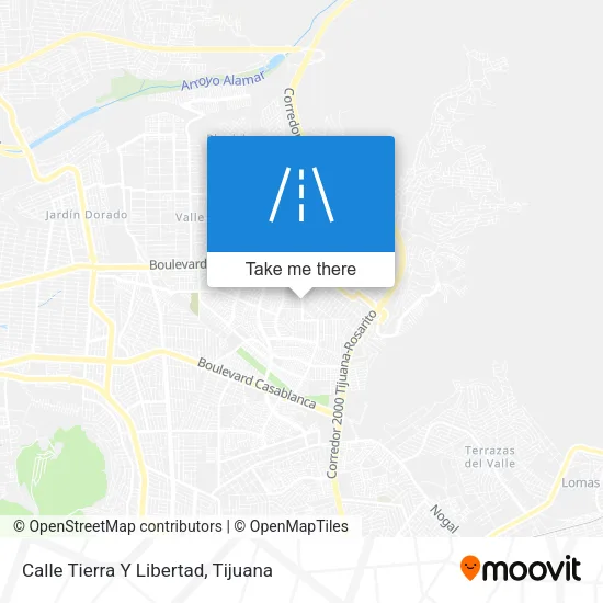 Mapa de Calle Tierra Y Libertad