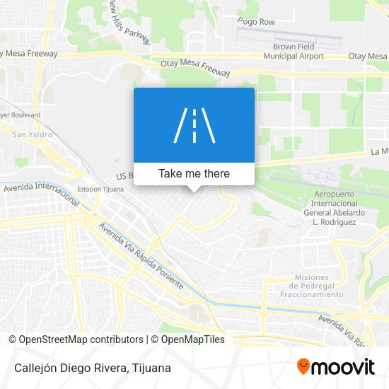 Callejón Diego Rivera map