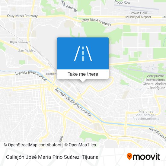 Mapa de Callejón José María Pino Suárez