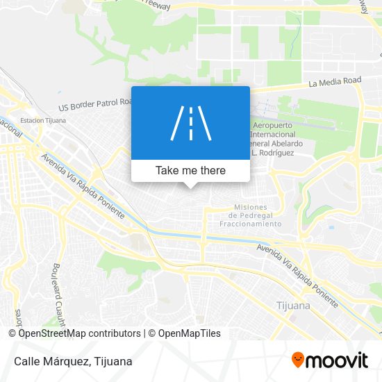 Mapa de Calle Márquez