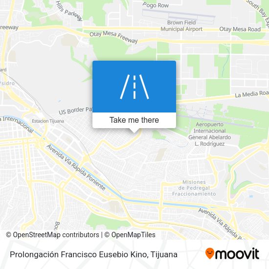Mapa de Prolongación Francisco Eusebio Kino