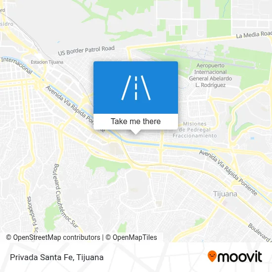 Privada Santa Fe map