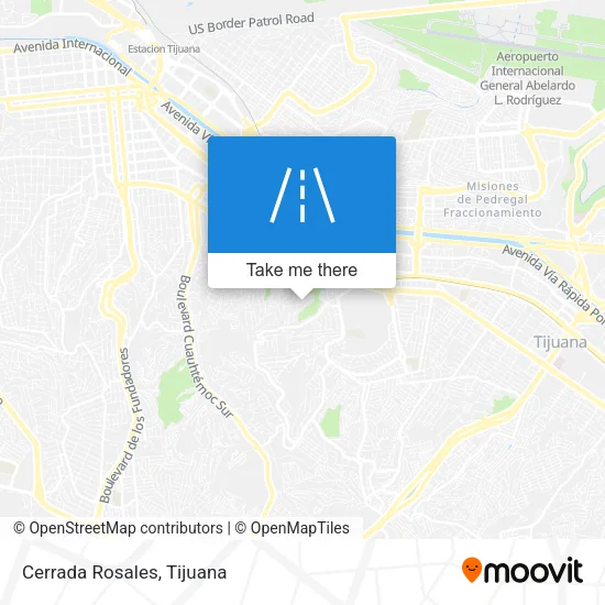 Cerrada Rosales map