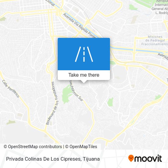 Privada Colinas De Los Cipreses map