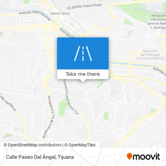 Mapa de Calle Paseo Del Ángel