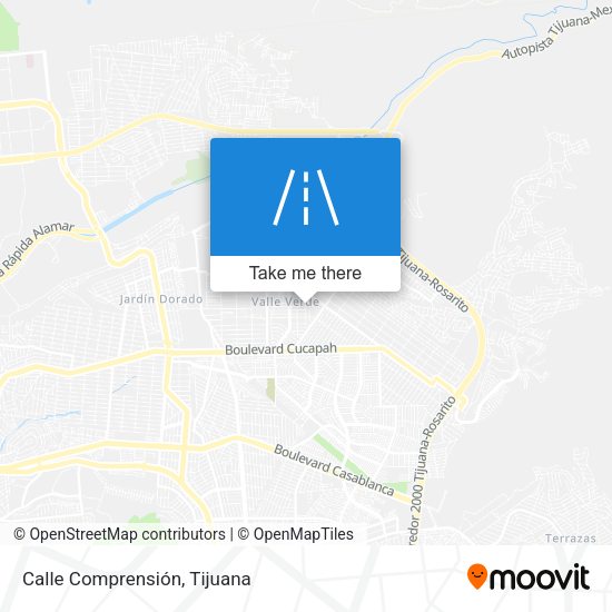 Mapa de Calle Comprensión