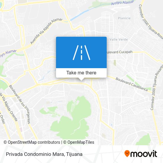 Privada Condominio Mara map