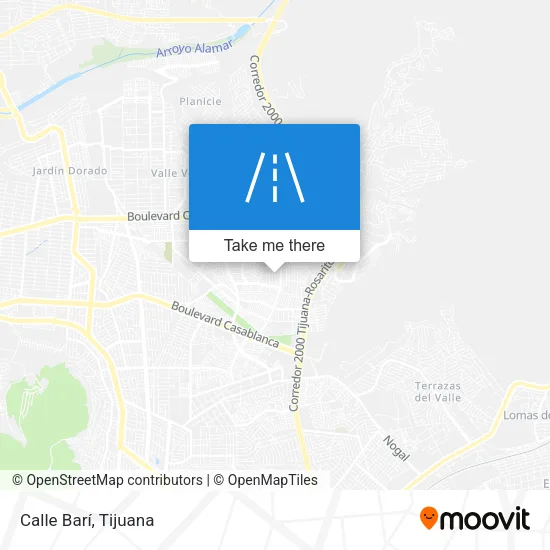Mapa de Calle Barí