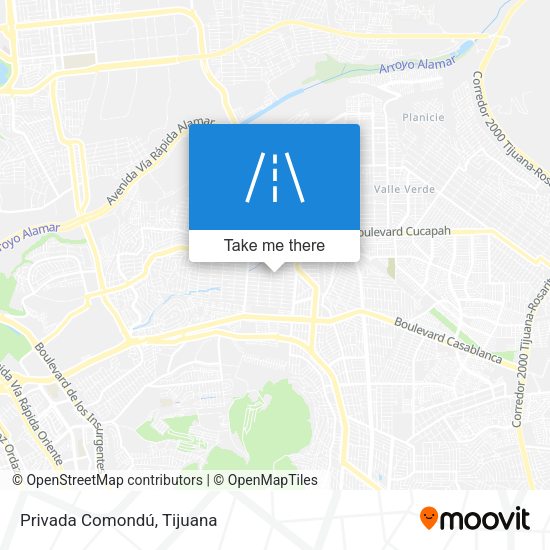Mapa de Privada Comondú